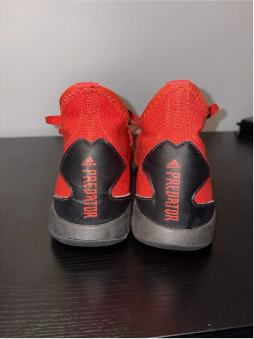 Adidas Predator Freak.3 Indoor Soccer Shoes Red Black Mens Size 10 FY6316